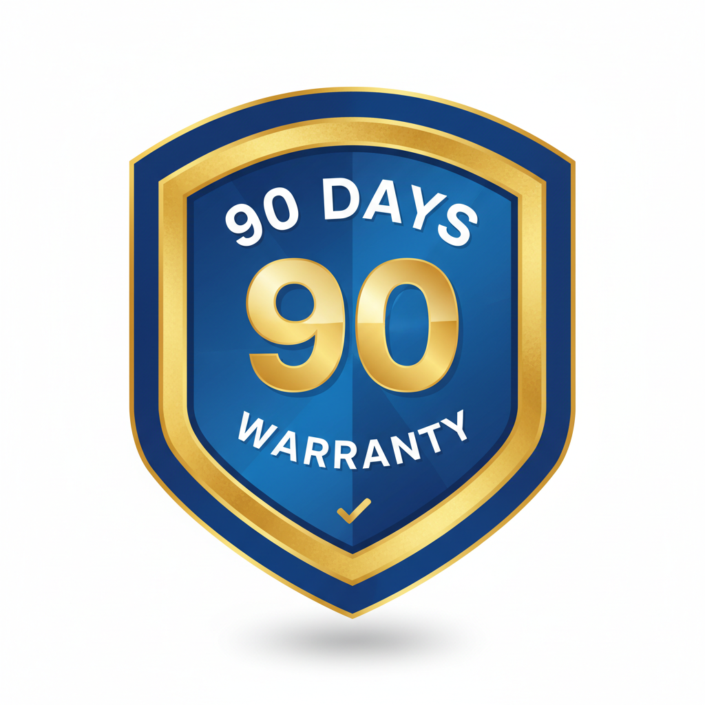 90 Days Warranty